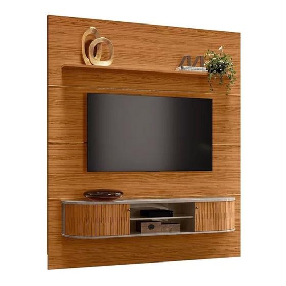 Imagem de Home Theater Suspenso Bugatti TVs Até 75” Fendi Naturale 719133 Madetec