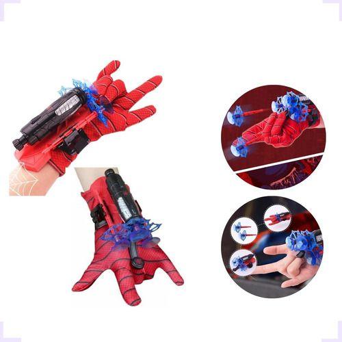 Imagem de Homem Aranha Atira Teia Brinquedo Com Luva Super Herói Top