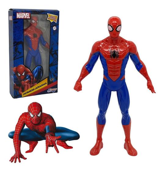 Imagem de Homem Aranha Boneco Brinquedo Vingadores Articulado Grande