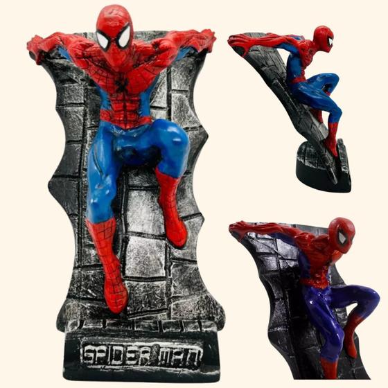 Imagem de Homem Aranha Boneco Brinquedo Vingadores Estatua Grande