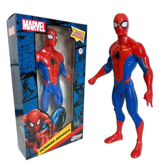 Imagem de Homem Aranha Brinquedo Boneco Vingadores Articulado Grande