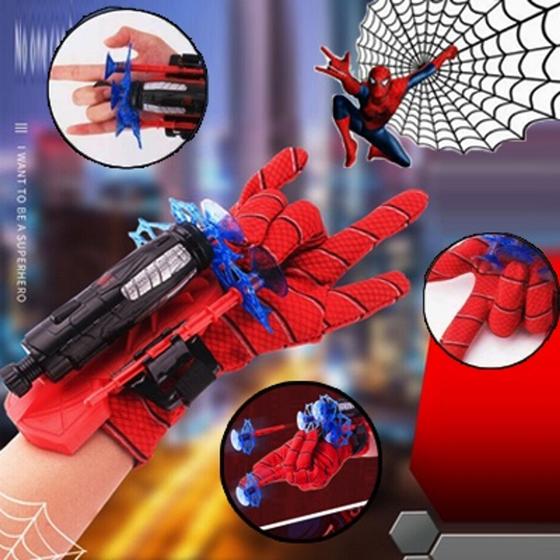 Imagem de Homem Aranha Brinquedo Luvas com Lançador