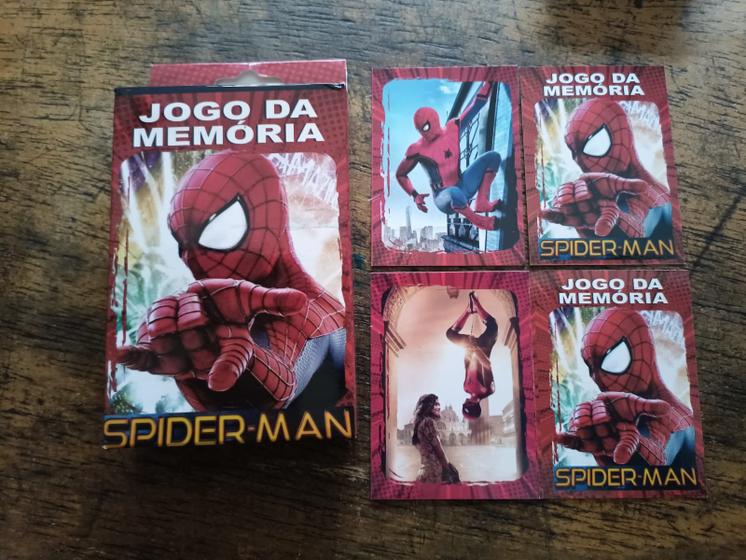 Imagem de HOMEM ARANHA - Jogo da Memória de 50 Cartas - Desafie sua Memória - Estampas de Alta Qualidade PETER PARKER SPIDER MAN