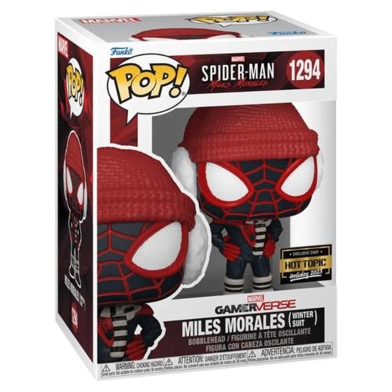 Imagem de Homem-Aranha Miles Morales Winter Suit Marvel 1294 Funko POP! Candide