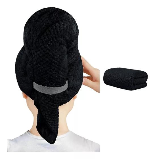 Imagem de Homexcel Turbans Toalhas Cabelo Microfibra Secagem Rápida