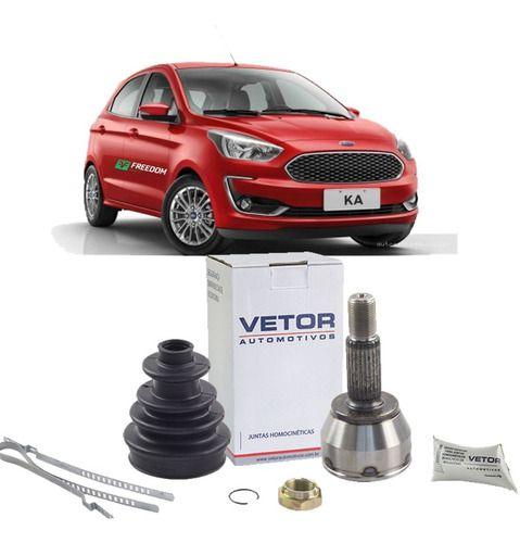 Homocinetica externa ford ka 1.0 3cc 12v 20x25 dentes 2015 á 2020 junta ...