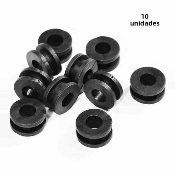Imagem de Honda Motocicleta Tampa Lateral Ilhós De Borracha 10 Peças Junta M6 Carenagens 185x9mm Acessórios