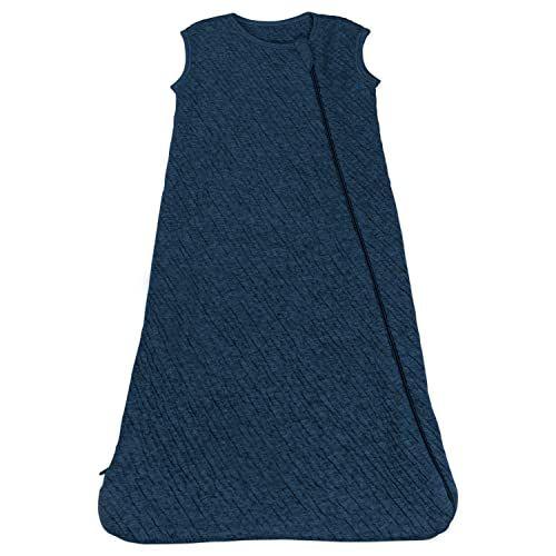 Imagem de HonestBaby Algodão Orgânico Matelasse Wearable Cobertor, Dark Navy, Grande