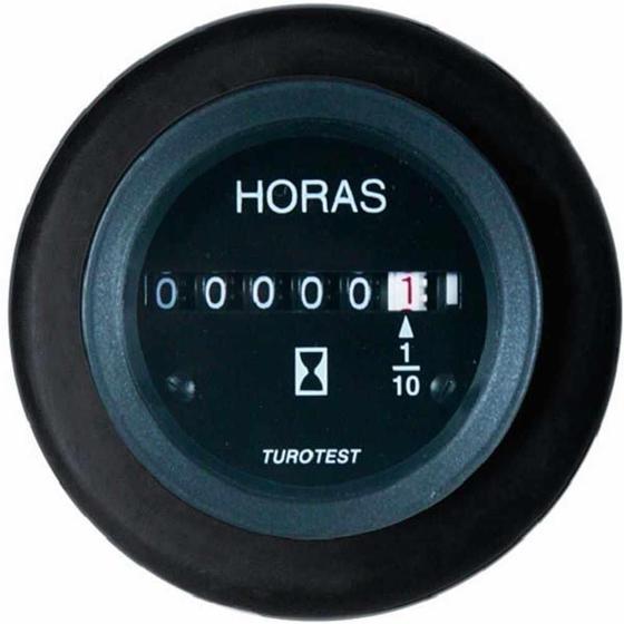 Imagem de HORIMETRO DIGITAL para HORIMETRO DIGITAL 12X72 VDC 52MM PRET