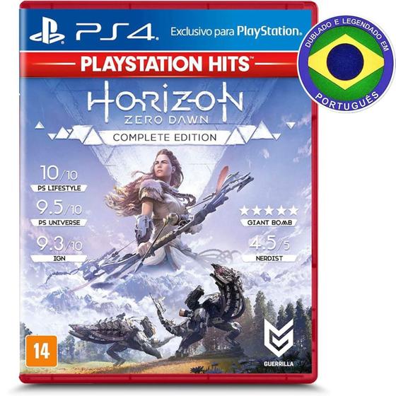 Imagem de Horizon Zero Dawn Complete Edition Hits PS 4 Dublado em Português Mídia Física 