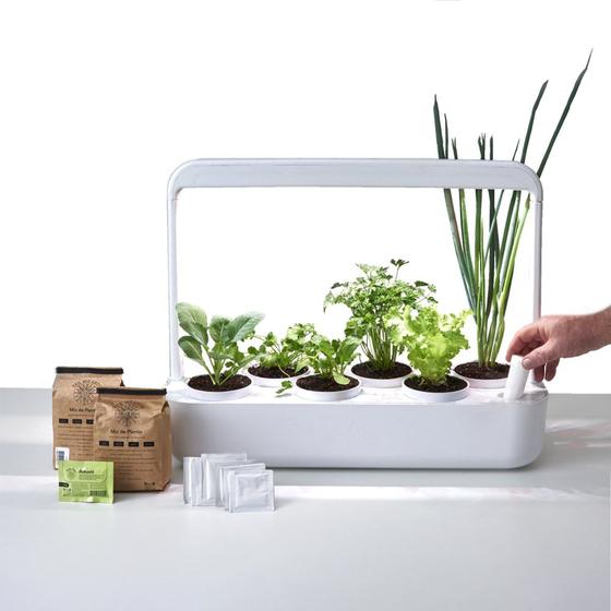 Imagem de horta Inteligente hortaliças plantar temperos plante de maneira fácil  sementes vaso cozinha 