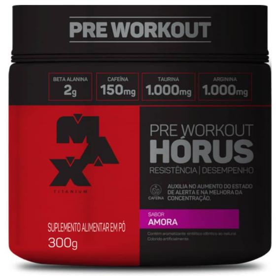 Imagem de Horus - Pré Treino (300g) Max Titanium