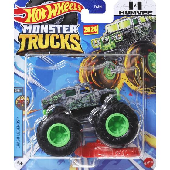 Hot Wheels - 1:64 - Humvee - Monster Truck - HTM38 Menor preço em Hot Wheels - 1:64 - Humvee - Monster Truck - HTM38
