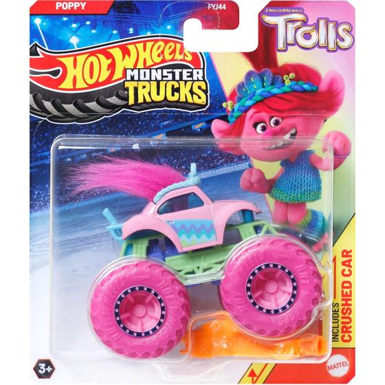 Imagem de Hot Wheels - 1:64 - Poppy - Trolls - Monster Trucks - JDP86