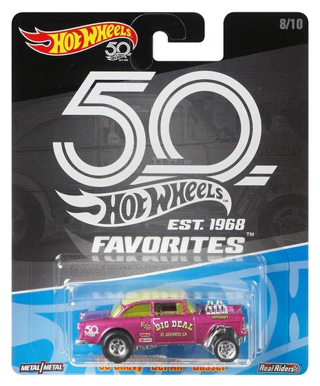 Imagem de Hot Wheels 50th Anniversary favoritos 55 Chevy Bel Air