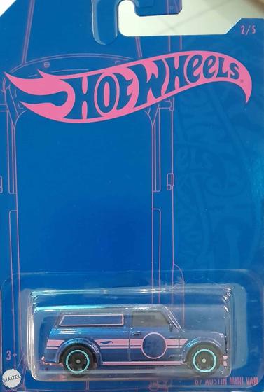 Imagem de Hot Wheels 54 Anos - '67 Austin Mini Van (Azul e Rosa)