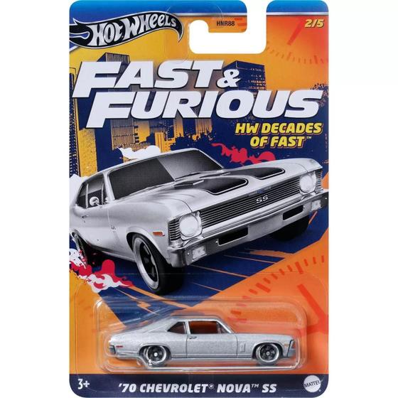 Imagem de Hot Wheels 70 Chevrolet Nova Ss Velozes E Furiosos Hrw42