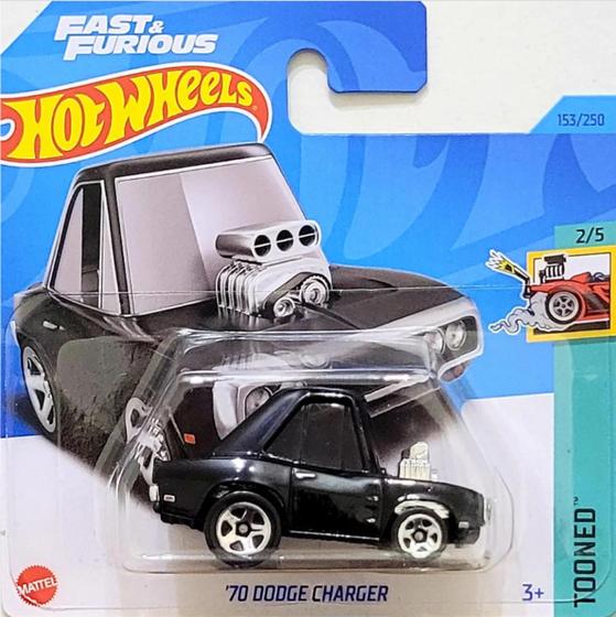 Imagem de Hot Wheels 70 Dodge Charger Velozes e Furiosos HKG57 - Mattel (40934)