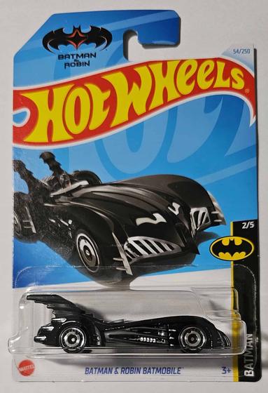 Imagem de Hot Wheels Batman - Batman &amp Robin Batmobile