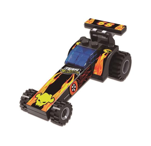 Hot Wheels Blocos De Montar Carrinho Radical Pequeno Rappidfire Fun Brinquedos De 2279