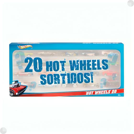 Imagem de Hot Wheels Box Com 20 Carrinhos Sortidos H7045 - Mattel