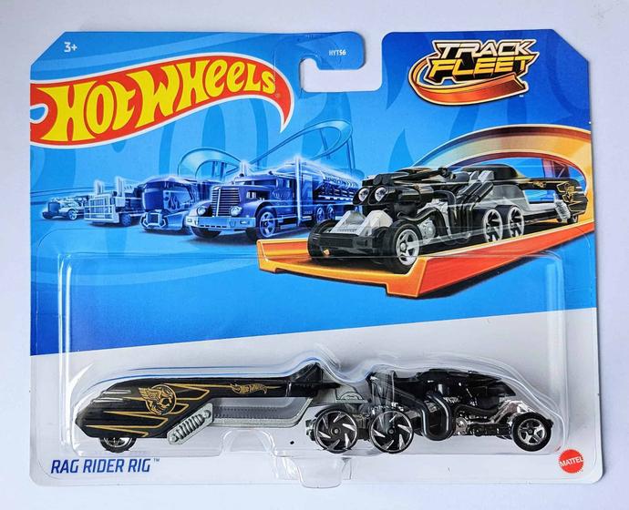 Imagem de Hot Wheels Caminhão - Rag Rider Rig Track Fleet