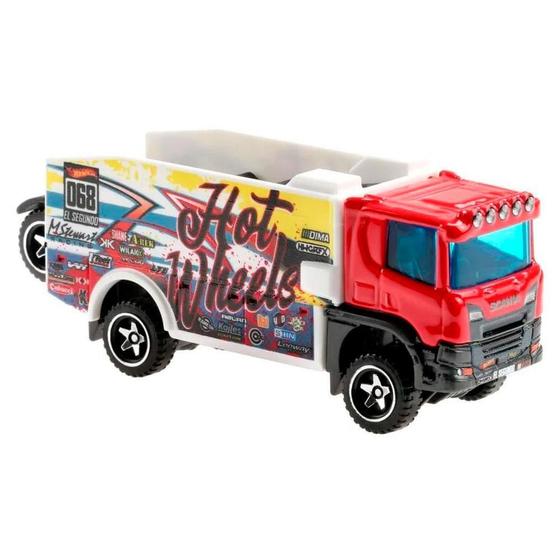 Hot Wheels Caminhão Velocidade na Pista Scania Rally Truck - Mattel ...