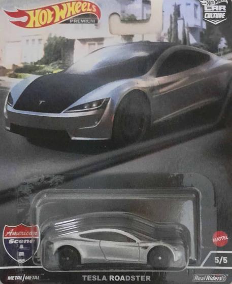 Imagem de Hot Wheels Car Culture American Scene - Tesla Roadster