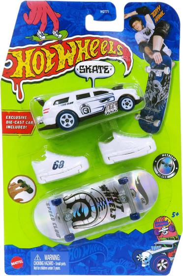 Imagem de Hot Wheels Carrinho e Skateboard com Tênis Sort Mattel HGT71