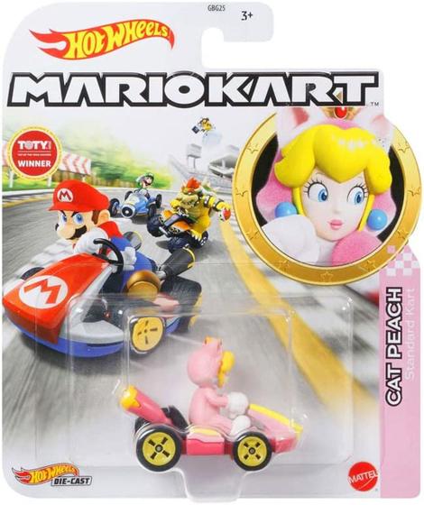 Imagem de Hot Wheels Carrinho Super Mario Kart 1:64 Original - Mattel