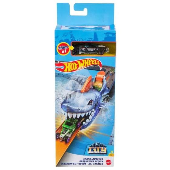 Imagem de Hot Wheels City Lançador Shark Launcher - Mattel