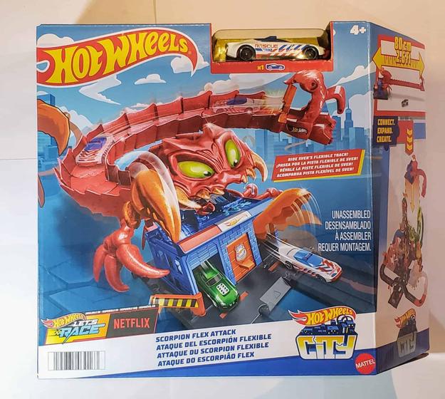 Imagem de Hot Wheels City Pistas - Ataque do Escorpião Flex (Let's Race)