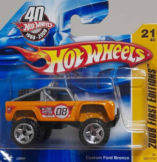 Imagem de Hot Wheels First Editions - Custom Ford Bronco