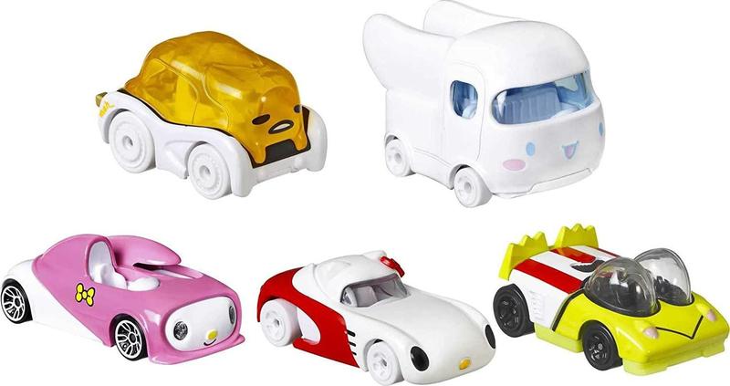 Imagem de Hot Wheels Hello Kitty & Amigos Personagem Carros 5pk Keroppi