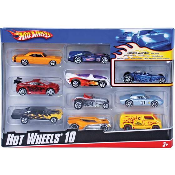 Imagem de Hot Wheels HOT Wheels C/10 Carrinhos SORT (074299548864) - Mattel