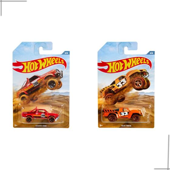 Imagem de Hot Wheels Kit Off Road Trucks c/ 2 carrinhos Series FYY73