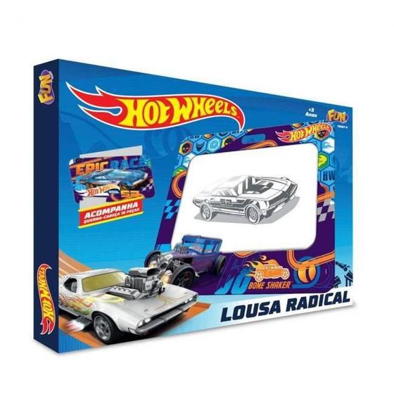 Imagem de Hot Wheels Lousa Radical Quebra-Cabeça - Fun F0067-0