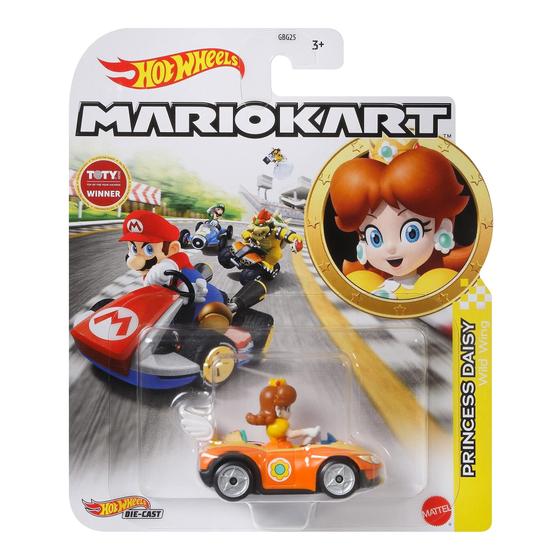 Imagem de Hot Wheels Mario Kart 1:64 Diecast Princess Daisy em Wild Wing Kart