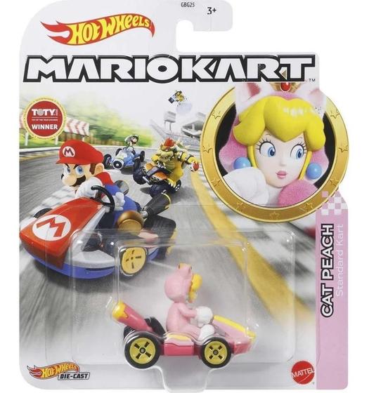 Imagem de Hot Wheels Mario Kart Carrinhos 1:64 Em Metal - Mattel