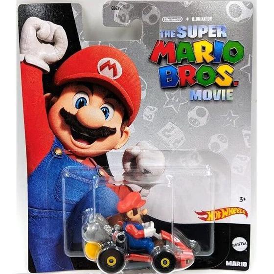 Imagem de Hot Wheels Mario KART Mario Movie Mattel GBG25