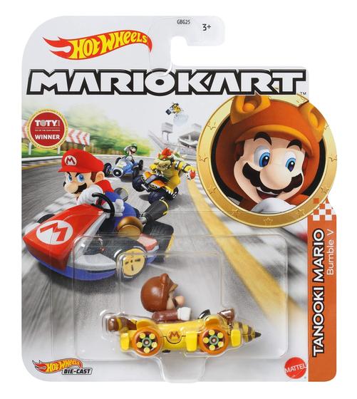 Imagem de Hot Wheels Mario Kart - Tanooki com Bumble V - Mattel 2022