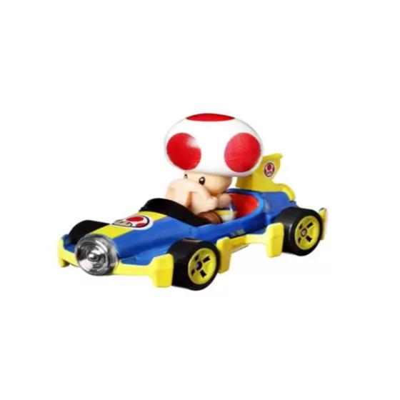 Imagem de Hot Wheels Mario Kart Toad Cogumelo Mach 8 Premium 2021 1:64