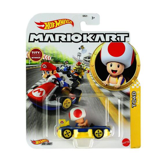 Imagem de Hot Wheels Mario Kart Toad - HDB35- Mattel