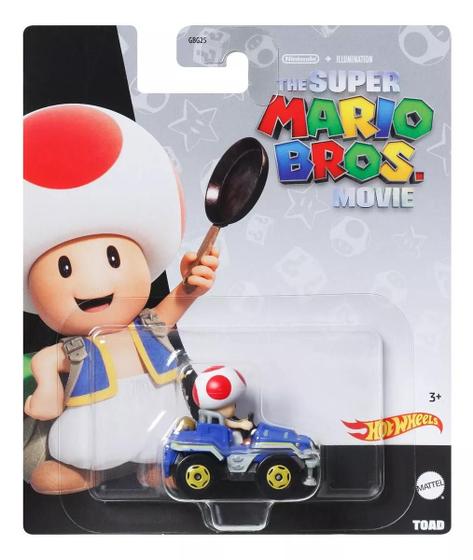 Imagem de Hot Wheels Mario Kart Toad Mach 8 Hdb35 - MATTEL