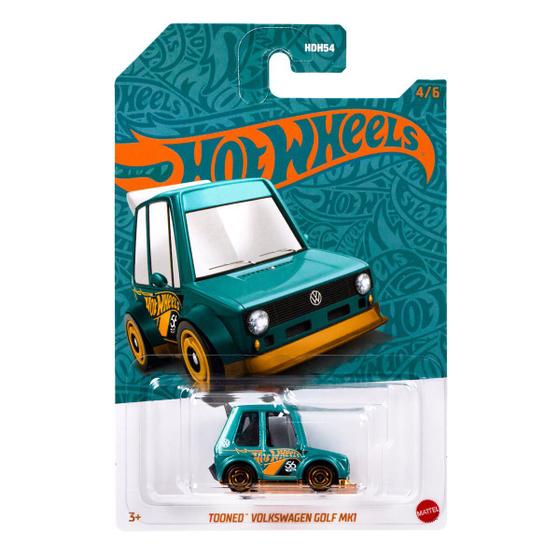 Imagem de Hot Wheels Mattel 56th Anniversary 4/6 Tooned Volkswagen Golf MK1 (Mix 2 2024)