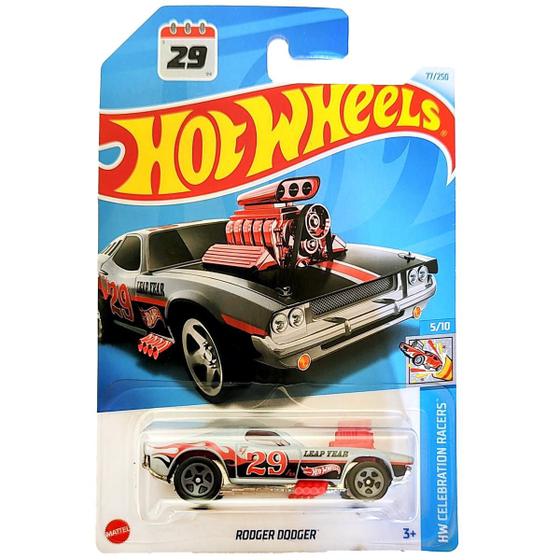 Imagem de Hot Wheels Mattel HW Celebration Racers Rodger Dodger Ano Bissexto 77-250 (Lote D - 2024)