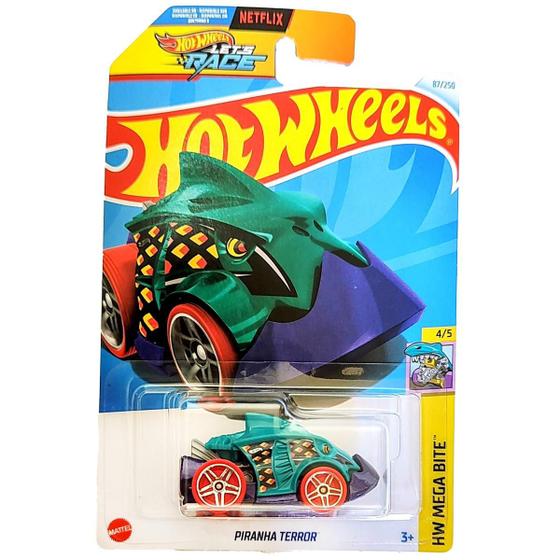 Imagem de Hot Wheels Mattel HW Mega Bite Piranha Terror 87/250 (Lote D - 2024)