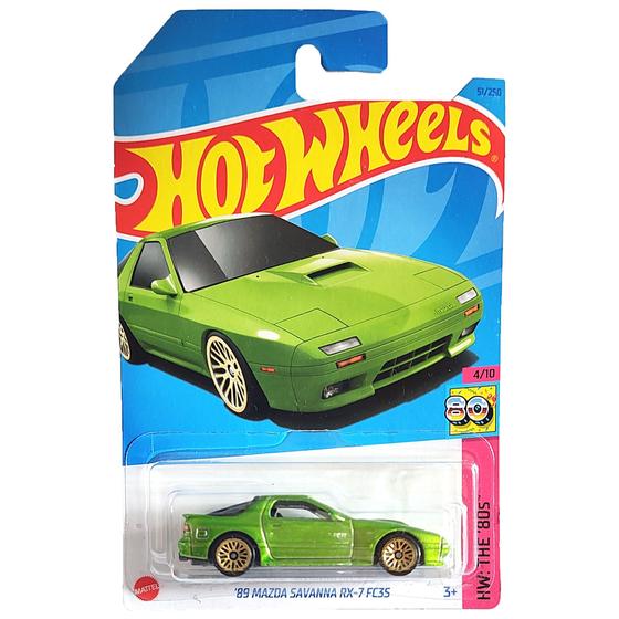 Imagem de Hot Wheels Mattel HW The '80s '89 Mazda Savanna RX-7 HKG81