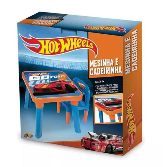 Imagem de Hot Wheels Mesa com Cadeira - Fun Toys