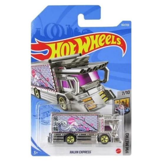 Hot Wheels Metro Raijin Express GRX49 (17521) Mattel Carrinho de